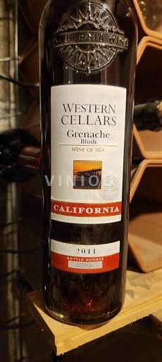 Kalifornialaiset AVA:t Määrittelemätön Western Cellars Grenache Blush 2011