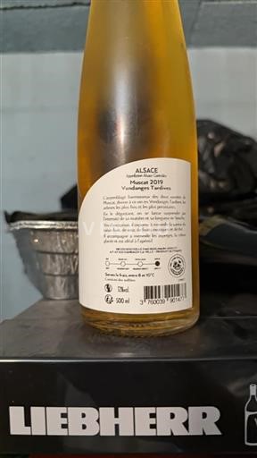 Alsazia Moscato Vendanges Tardives Ruhlmann-Schutz 2019