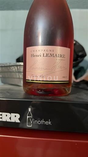 Champagne Šampanské Henri Lemaire Tendre Rosé Neročník