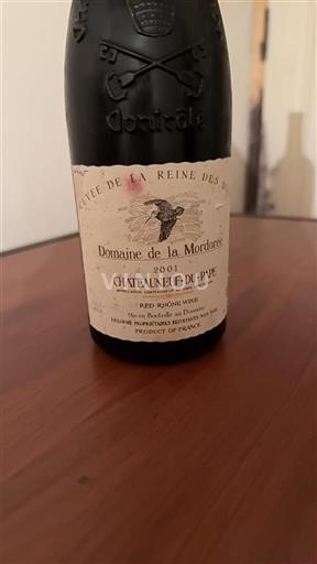 Rhônen laakso Châteauneuf-du-Pape Domaine La Mordorée de la Reine des Bois 2001