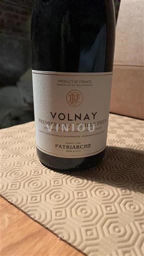 Borgogna Volnay Premier Cru Patriarche Taille Pieds 2019