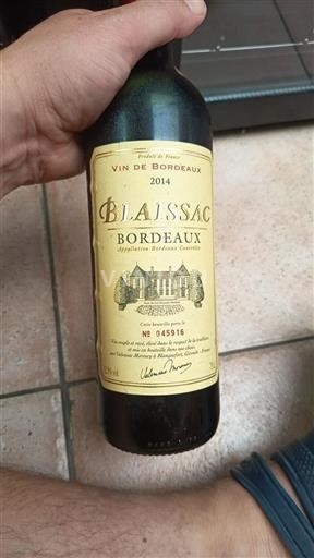 Bordeaux Blaissac 2014
