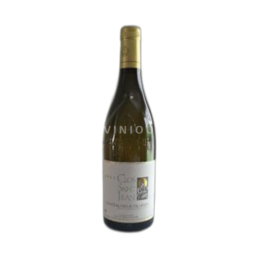 Vin Blanc sec Clos Saint Jean 2021 France Vallée du Rhône Châteauneuf-du-pape AOC