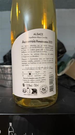 Alsace Auxerrois Ruhlmann-Schutz Renaissance 2021