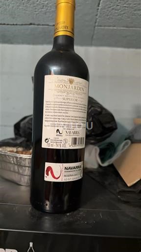 Andalousie Malaga Castillo de Monjardín Cabernet Sauvignon Reserva Superior 2017
