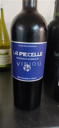 Bordeaux Bordeaux Supérieur La Piecelle 2016