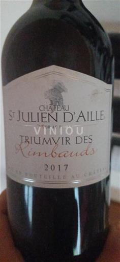 Provenza Non specificato Château St Julien Aille Triumvir des Rimbauds 2017