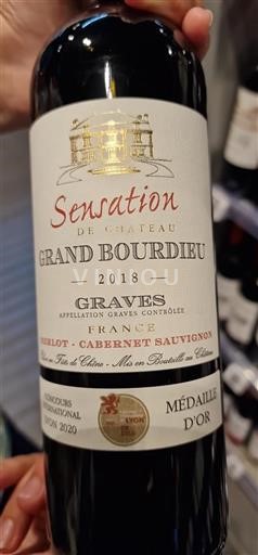 Bordeaux Graves Grand Bourdieu Sensation 2018