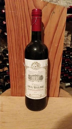 Bordeaux Bordeaux superiore Château L'Église 2020