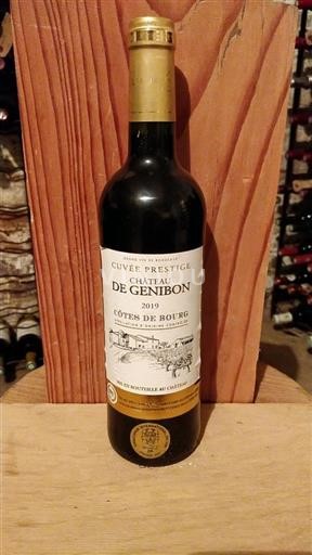 Bordeaux Côtes-de-bourg Château Genibon Prestige 2019