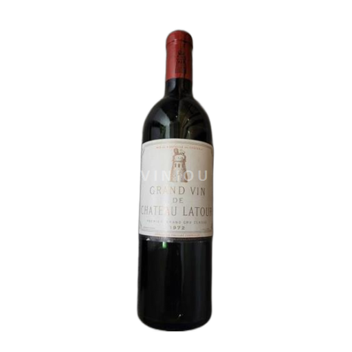 Vin Rouge sec Grand Vin Château Latour 1972 France Bordeaux Pauillac Premier Grand Cru Classé