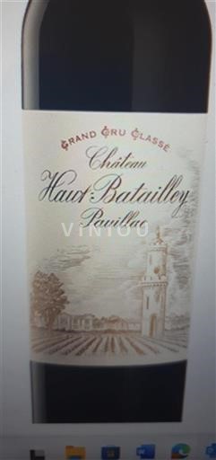 Bordeaux Pauillac Grand Cru Château Haut-Batailley 2022