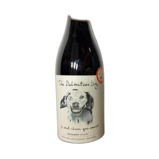 Vin Rouge sec The Dalmatian Dog Testament Winery 2019 Croatie Dalmatie bio