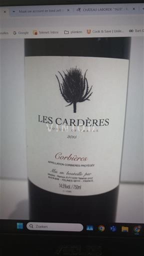 Languedoc Corbières Les Cardères 2016