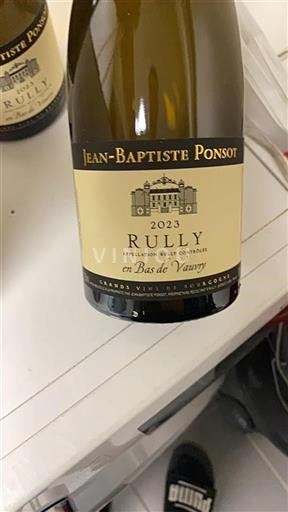 Bourgogne Rully Jean-Baptiste Ponsot En Bas de Vauvry 2023