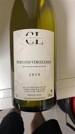 Bourgogne Pernand-vergelesses Claire Longeay 2019