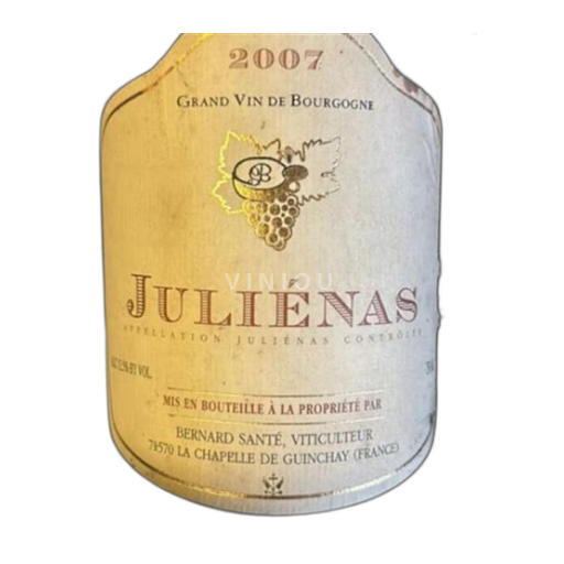 Beaujolais Juliénas Bernard Santé 2007