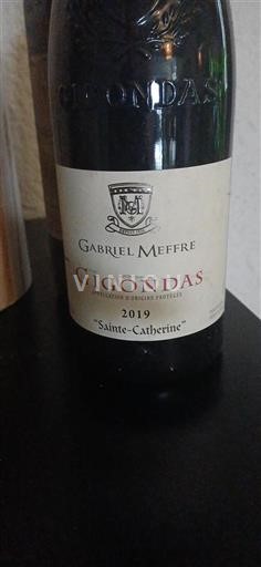Valle del Rodano Gigondas Gabriel Meffre Sainte-Catherine 2019
