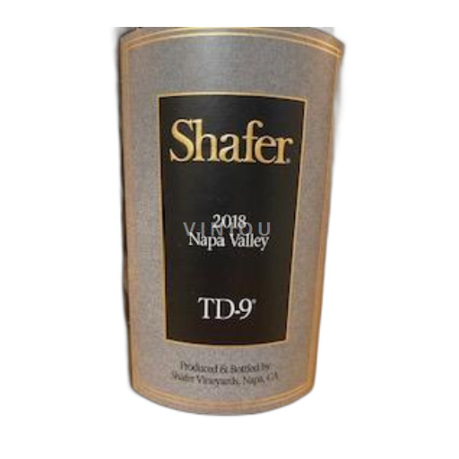 California AVAs Napa Valley Shafer Vineyards TD-9 2018