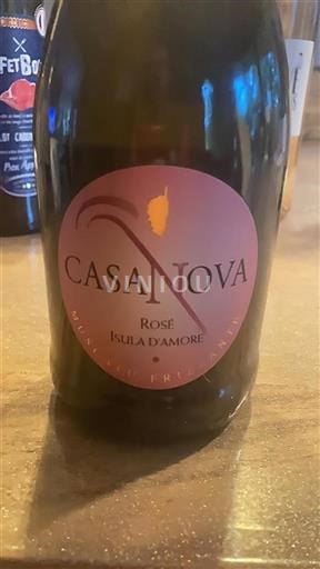 Vin Effervescent Rosé sec Isula d'amore Casanova Non millésimé France Corse AOC
