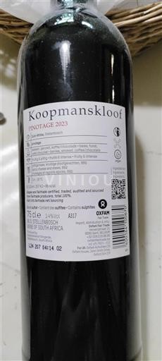 Regione Costiera Stellenbosch Koopmanskloof Pinotage 2023