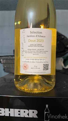 Lounais-Ranska Gaillac Domaine Des Terrisses Sélection Jardins d'Alsace 2023