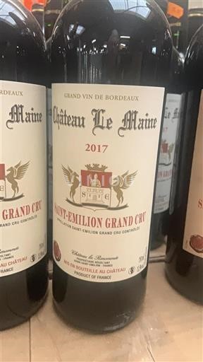 Bordeaux Saint-Émilion Grand Cru Grand Cru Château Le Maine 2017