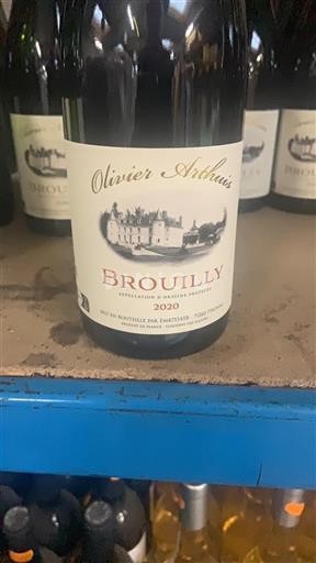 Vin Rouge sec Olivier Arthuis 2020 France Beaujolais Brouilly