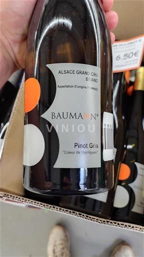Alsazia Non specificato Grand Cru Baumann Pinot Gris "Coeur de Barriques" 2023