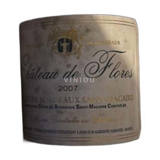 Bordeaux Non specificato Château Flores 2007