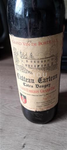 Bordeaux Saint-Émilion Grand Cru Château Carteau Côtes Daugay 1979