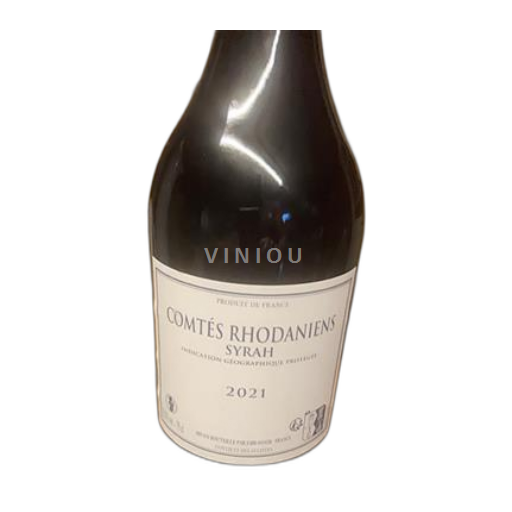 Vin Rouge sec Syrah 2021 France Alpes et pays Rhodaniens Comtés rhodaniens IGP