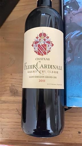 Vin Rouge sec Château Fleur Cardinale 2011 France Bordeaux Saint-Émilion AOC Grand Cru