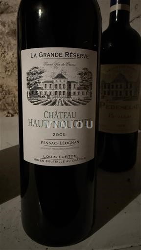 Bordeaux Pessac-Léognan Château Haut-Nouchet La Grande Réserve 2005