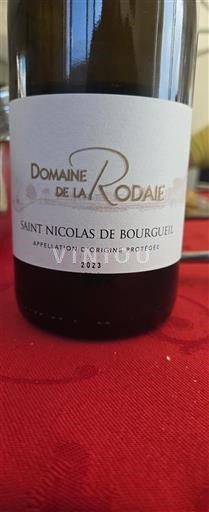 Valle della Loira Saint-Nicolas-De-Bourgueil Domaine La Rodaie 2023