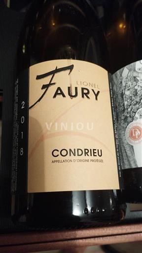 Vallée du Rhône Condrieu Lionel Faury 2018
