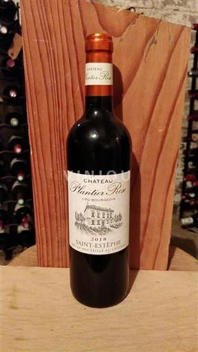 Bordeaux Saint-Estèphe Château Plantier Rose Cru Bourgeois 2018