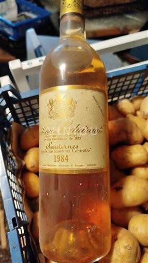 Bordeaux Sauternes Premier Cru Château Suduiraut 1984