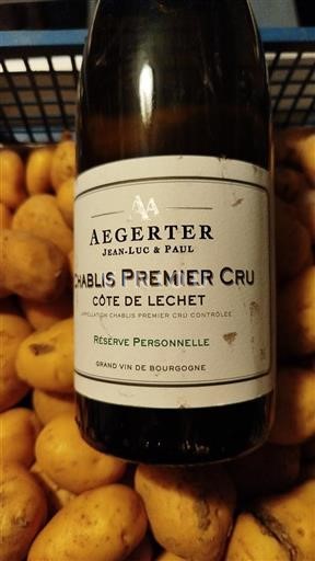 Bourgogne Chablis Premier Cru Aegerter Jean-Luc & Paul Réserve Personnelle Icke årgångsbetecknad