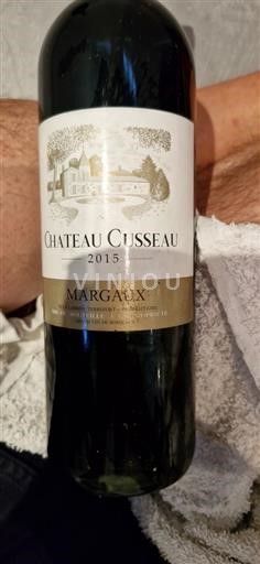 Bordeaux Margaux Château Cusseau 2015