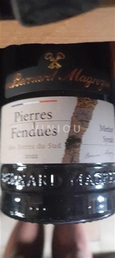 Languedoc-Roussillon Pays d'Oc Bernard Magrez Pierres Fendues 2022