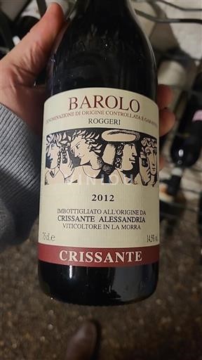 Piemonte Barolo Crissante Alessandria Roggeri 2012