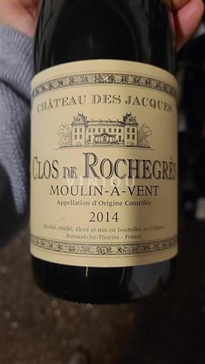 Beaujolais Moulin-à-vent Château Des Jacques Clos de Rochegrès 2014