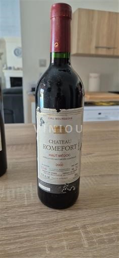 Bordeaux Haut-Médoc Cru Bourgeois Château Romefort 2000