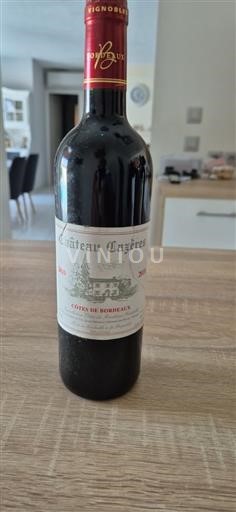 Vin Rouge sec Château Cazères 2010 France Bordeaux Côtes-de-Bordeaux AOC