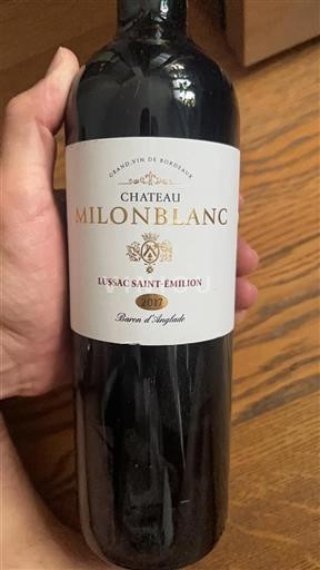 Bordeaux Lussac-saint-émilion Château Milonblanc 2017