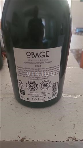 Valle del Ródano Ventoux Sylla Obage 2023