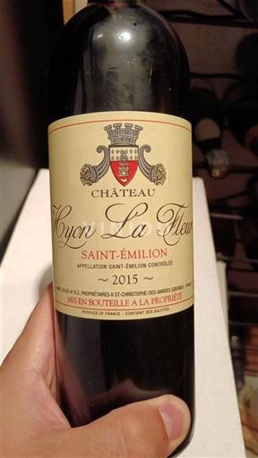 Bordeaux Saint-Émilion Château Hyon La Fleur 2015