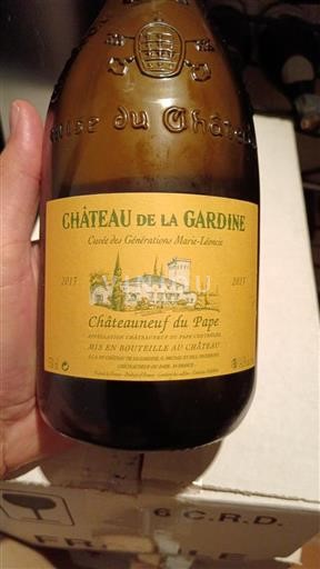 Vallée du Rhône Châteauneuf-du-pape Château La Gardine des Générations Marie-Léonie 2013
