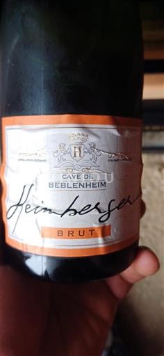 Alsácia Crémant da Alsácia Cave de Beblenheim Heimberger Não Sazonado